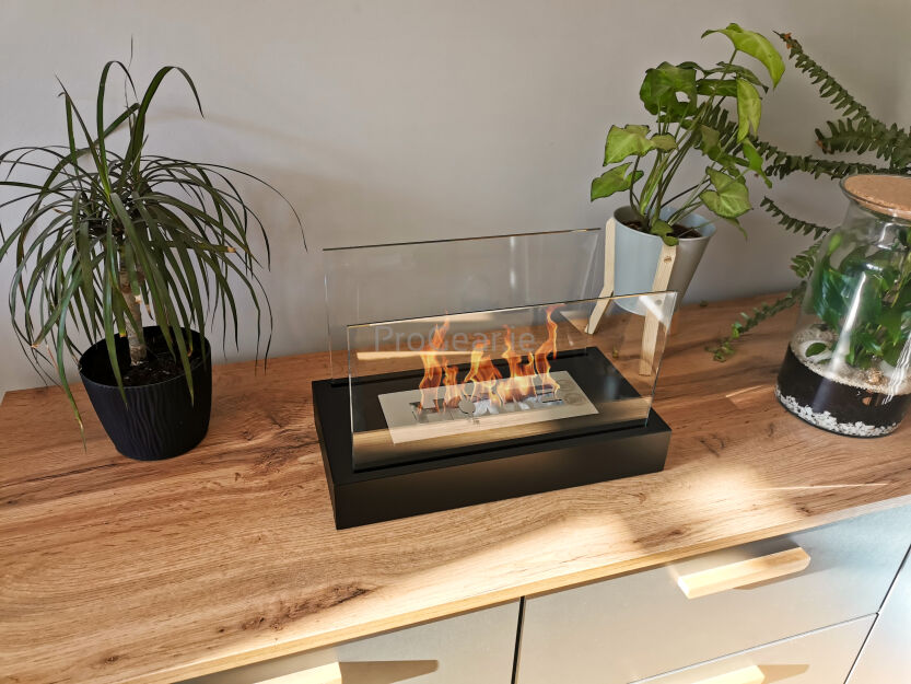 Home – Freestanding Bioethanol Fireplace (Matte Black)
