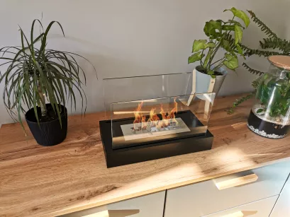 Home – Freestanding Bioethanol Fireplace (Matte Black)