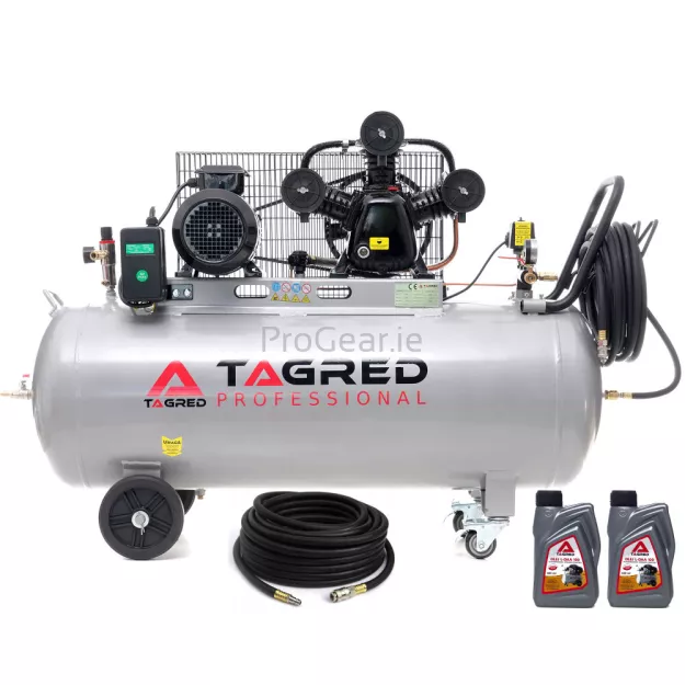 Oil compressor, TAGRED 200L 400V 3 pistons