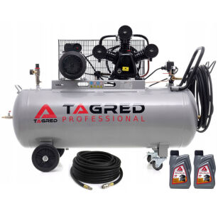 Oil compressor, TAGRED 200L 230V 3 pistons, Separator