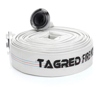 Fire hose with quick couplings for pumps 1 inch, 20m, PU PVC