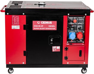 CEDRUS DG8.5E-3F POWER GENERATOR 8.5kW / 18 HP 230/400V AVR SILENT VERSION CEDRUS 8.5 kW KD1100F DIESEL