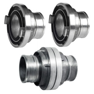 3'' 78mm Quick Coupling for Fire Hoses, Set of 2 Quick Couplings