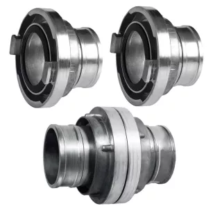 3'' 78mm Quick Coupling for Fire Hoses, Set of 2 Quick Couplings