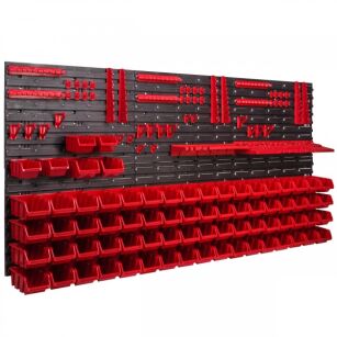 Workshop board 1728 x 780 mm with holders and 74 bins.