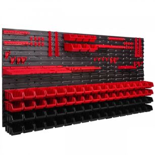 Workshop board 1728 x 780 mm with holders and 75 bins.