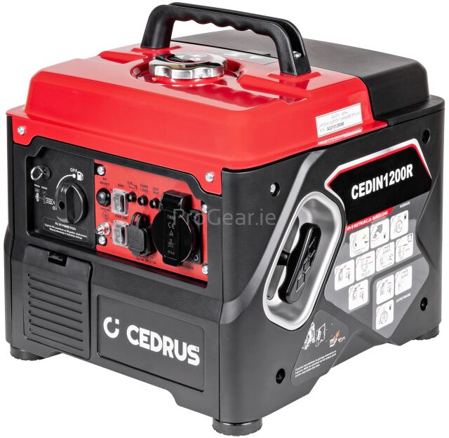 CEDRUS IN1200R INVERTER GENERATOR 230V 1200W PORTABLE POWER GENERATOR