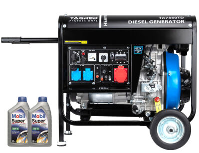 TAGRED Power Generator with Diesel Engine 7350W 230/400V 5000W AVR