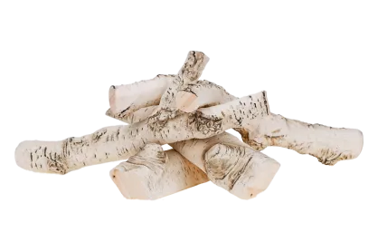 Ceramic Birch Logs