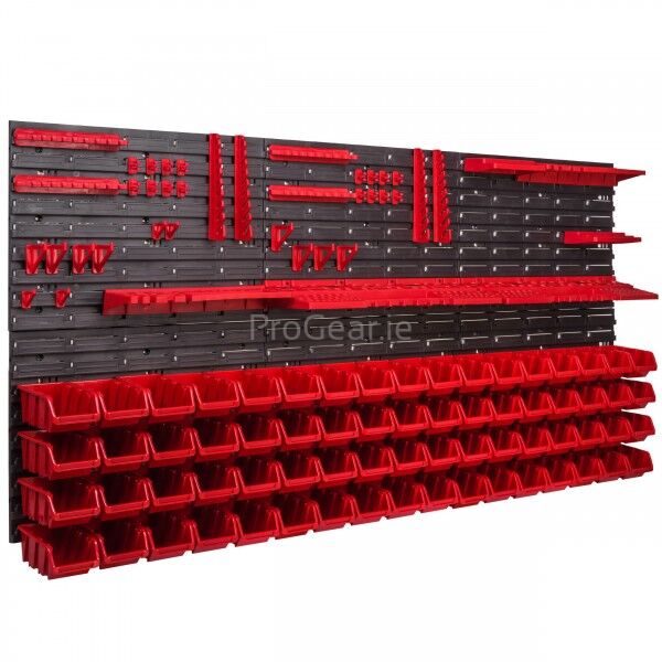Workshop Tool board 1728 x 780 mm with handles and 68 bins