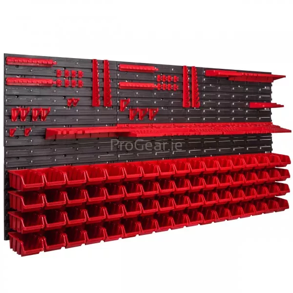 Workshop Tool board 1728 x 780 mm with handles and 68 bins