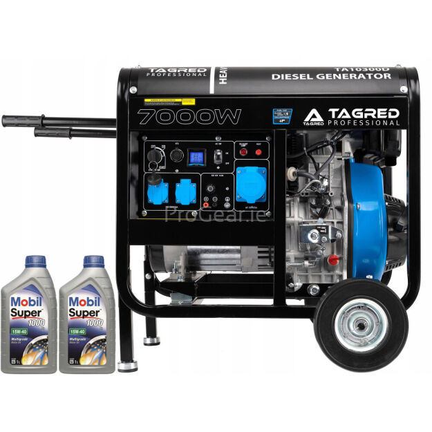 Power Generator Diesel TAGRED 7000W 2x230V 1x32A, ATS, ATR