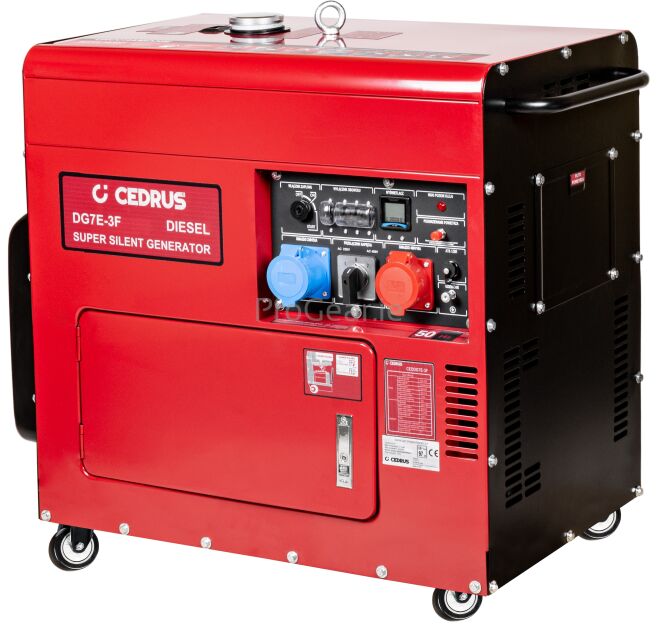 CEDRUS DG7E-3F POWER GENERATOR 7.1kW / 12 HP 230/400V AVR SILENT VERSION CEDRUS 7.1 kW KD195FC DIESEL